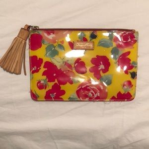 Dooney & Bourke yellow floral clutch